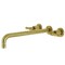 Kingston Brass KS8047ML Wall Mount Tub Faucet, Brushed Brass KS8047ML - alternate 1